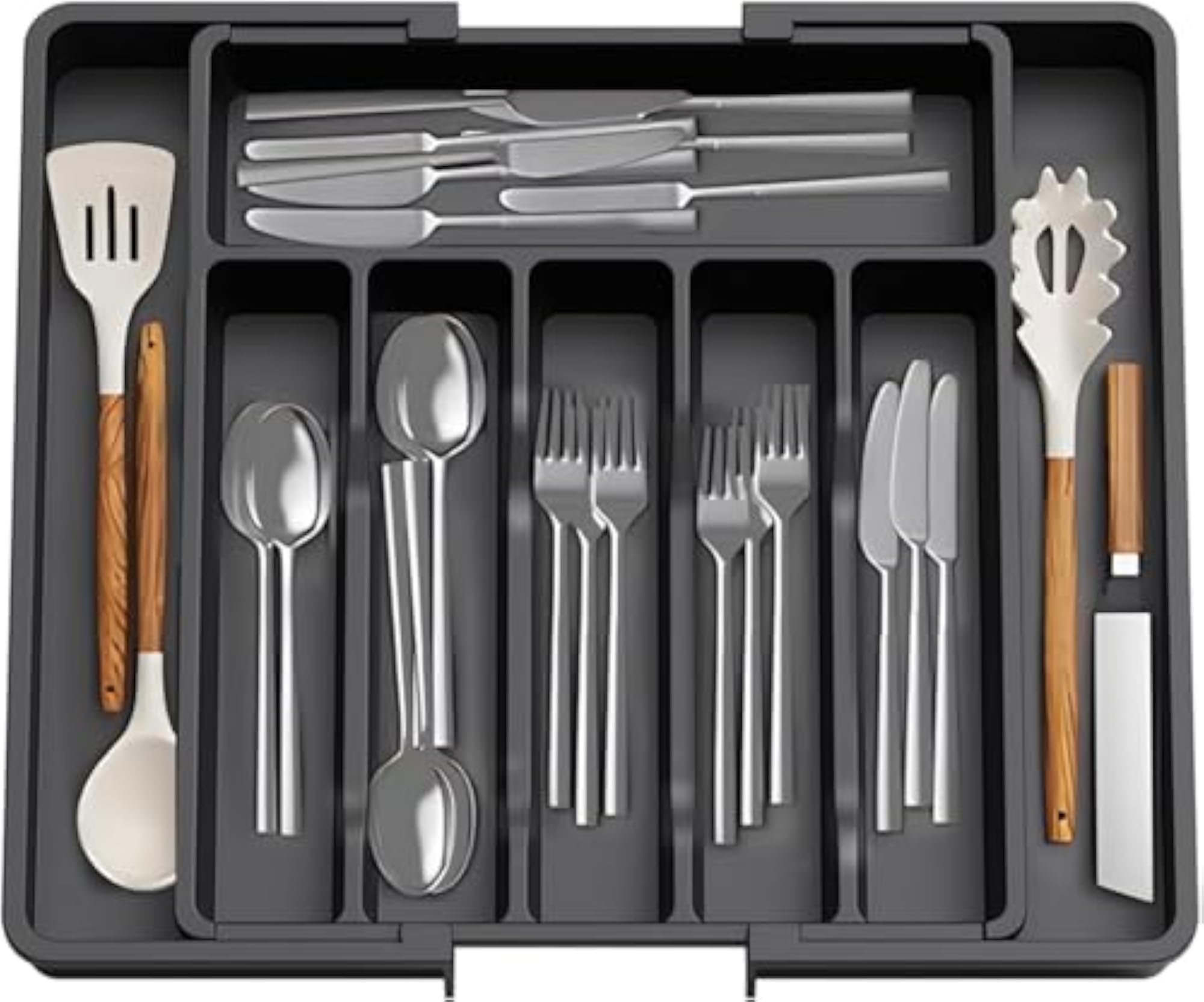 Extendable Adjustable Kitchen Drawer Storage Rack